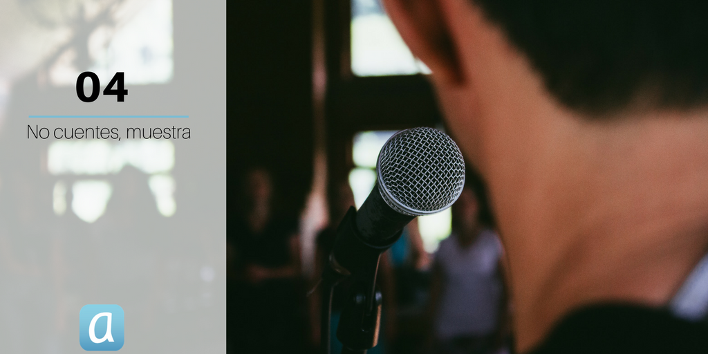 4. No cuentes muestra. - Los 10 principios de Catholic Voices para una buena comunicación