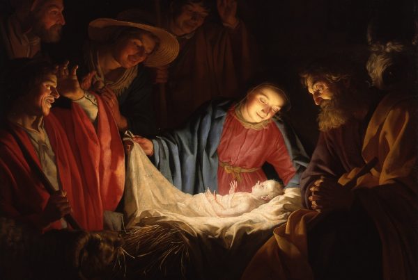 La Natividad en la pintura 1 600x403 - La Natividad en la pintura #ArteCristiano