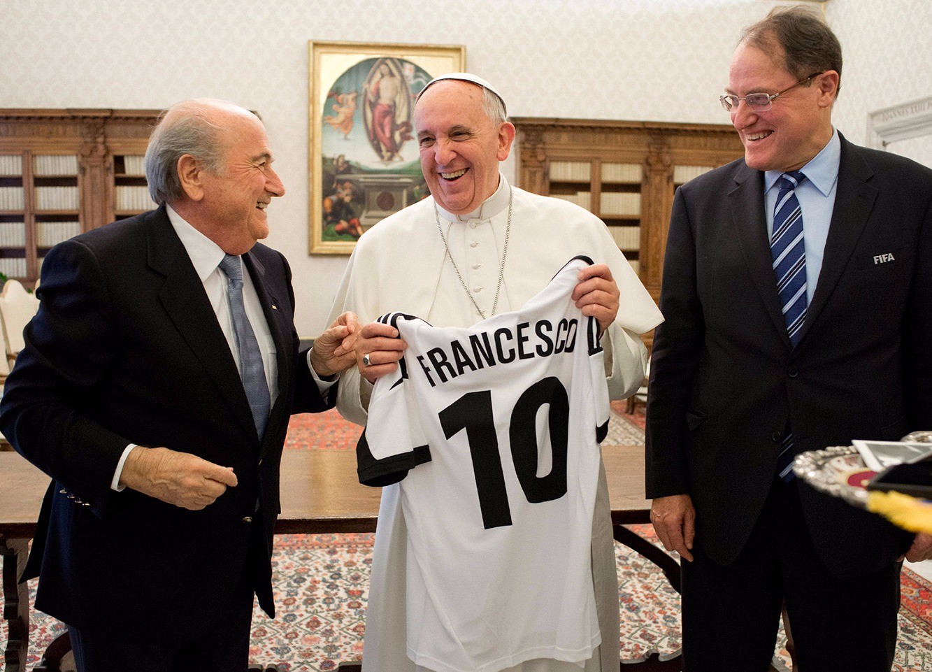 El fútbol también sirve para rezar