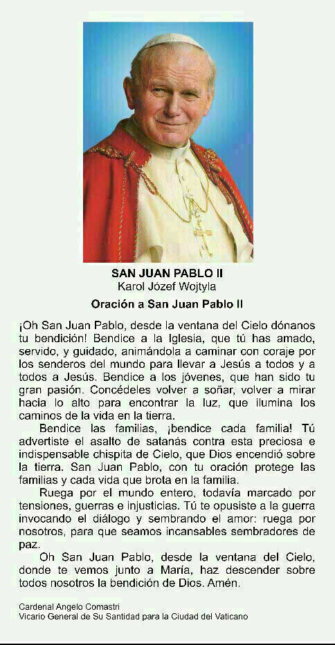 estampa san juan pablo II - Las mejores frases de San Juan Pablo II en tuits