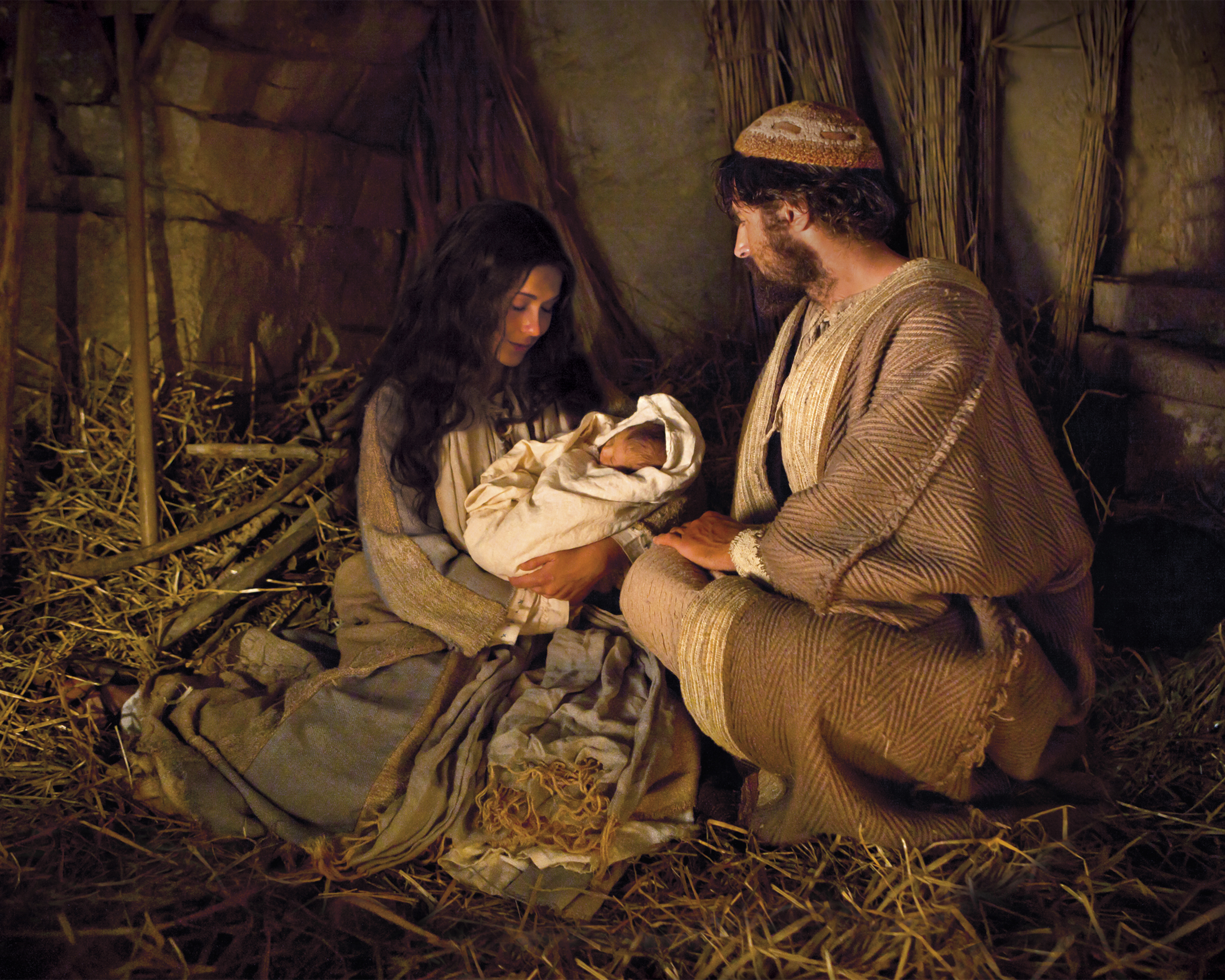 ¿Cómo han vivido los santos la Navidad? nativity scene mary joseph baby jesus 1326846 high res print - ¿Cómo han vivido los santos la Navidad?