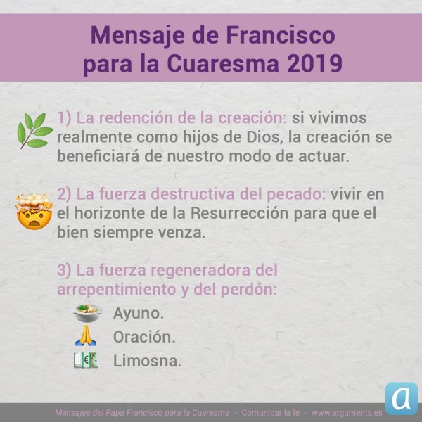 Cuaresma19 600x600 - Mensajes del Papa Francisco para la Cuaresma