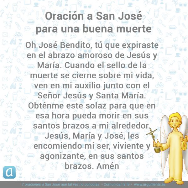 BuenaMuerte 600x600 - 7 oraciones a San José que tal vez no conocías
