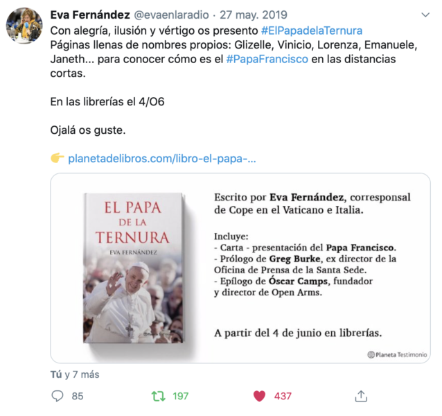 Captura de pantalla 2020 06 20 a las 13.45.44 638x600 - ''El Papa de la ternura'', por Eva Fernández