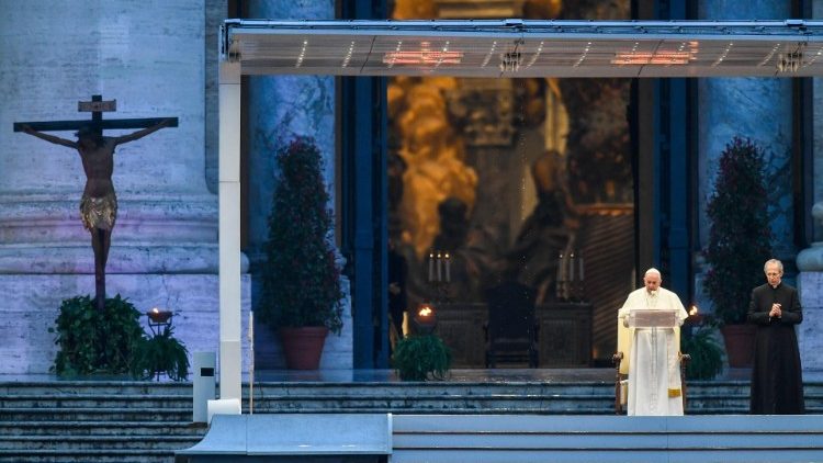 Meditación del Papa Francisco en la Bendición extraordinaria Urbi et Orbi para pedir fin de la pandemia del COVID-19