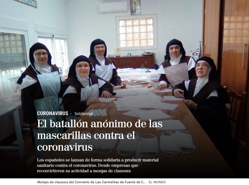 Captura de pantalla 2020 03 26 a las 20.10.43 800x597 - 31 iniciativas solidarias que ha traído el Coronavirus en España