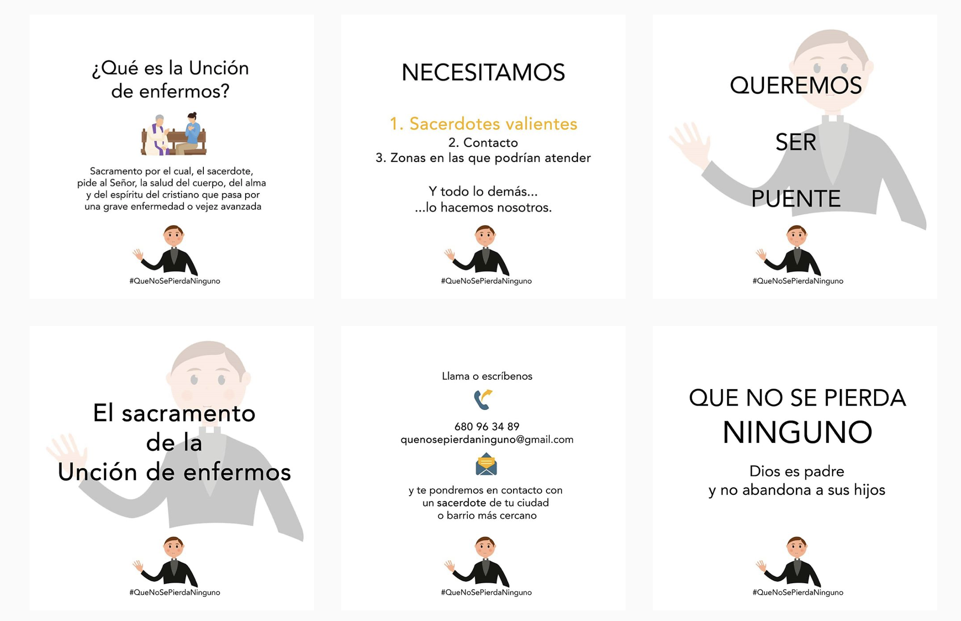 »Que no se pierda ninguno», un puente entre enfermos y sacerdotes