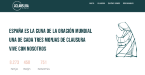 TuClausuraMiClausura web 300x156 - #TuClausuraMiClausura monjes consejos confinamiento