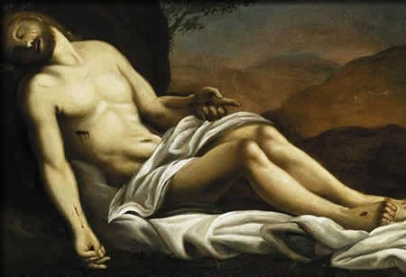 Cristo muerto (Sisto Badalocchio)