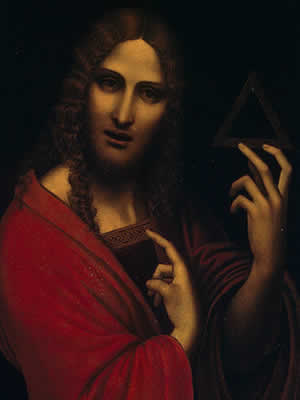 Cristo con el símbolo de la Trinidad (Giampetrino)