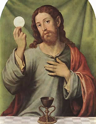 Cristo con el cáliz (Juan de Juanes)