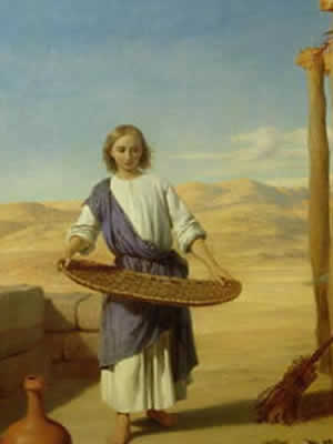 Nuestro Salvador junto a sus padres en Nazareth (Herbert)