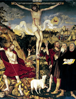 Significado de la cruz (Cranach)