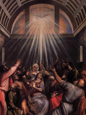 El descenso del Espíritu Santo (Tiziano)