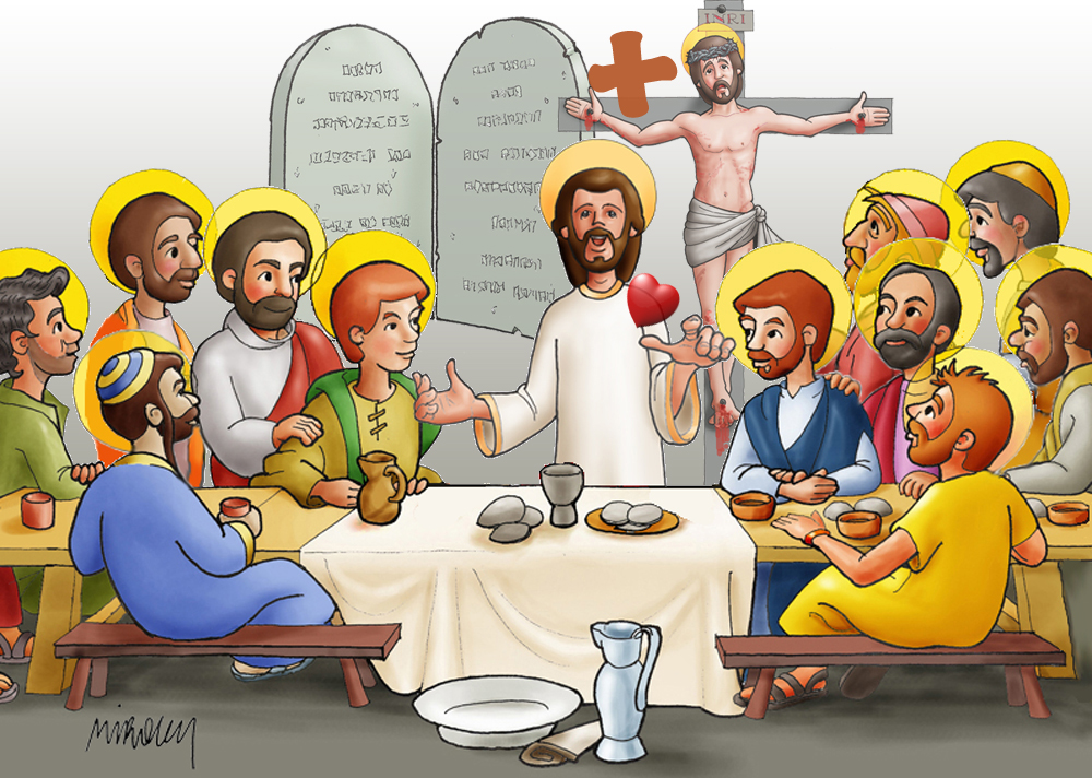 Dibujos De La Ultima Cena De Jesus