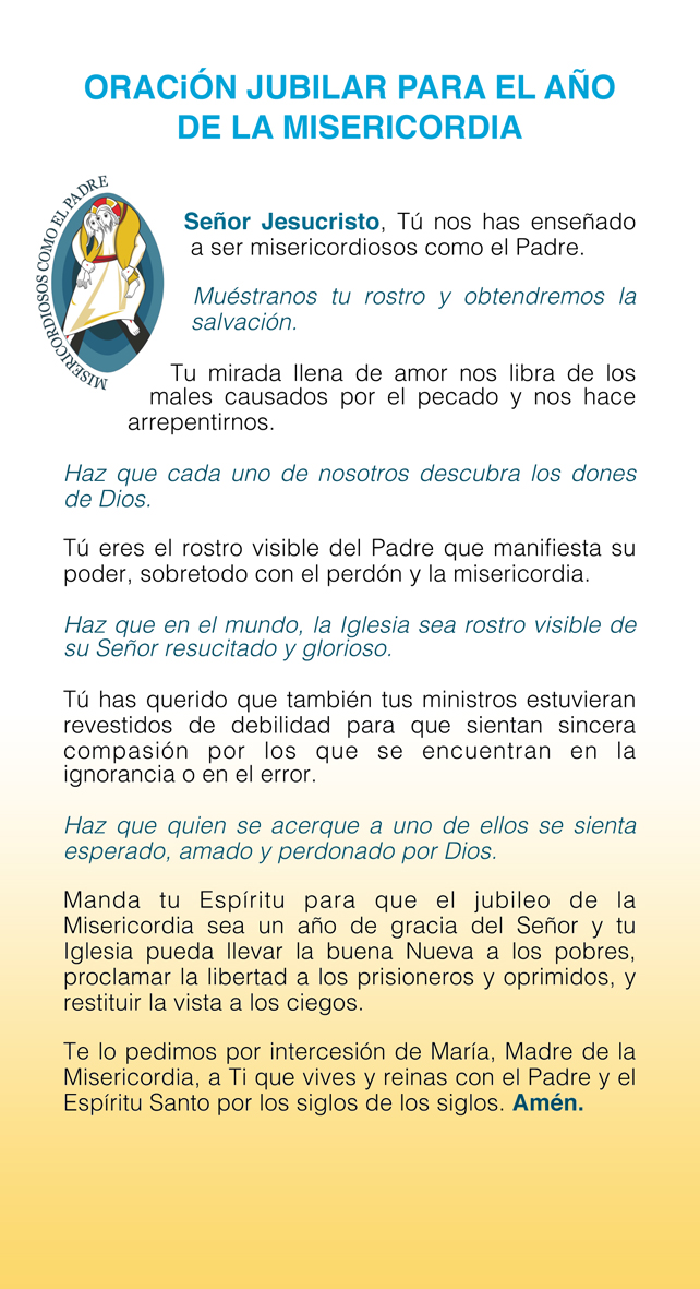 Oración Jubilar