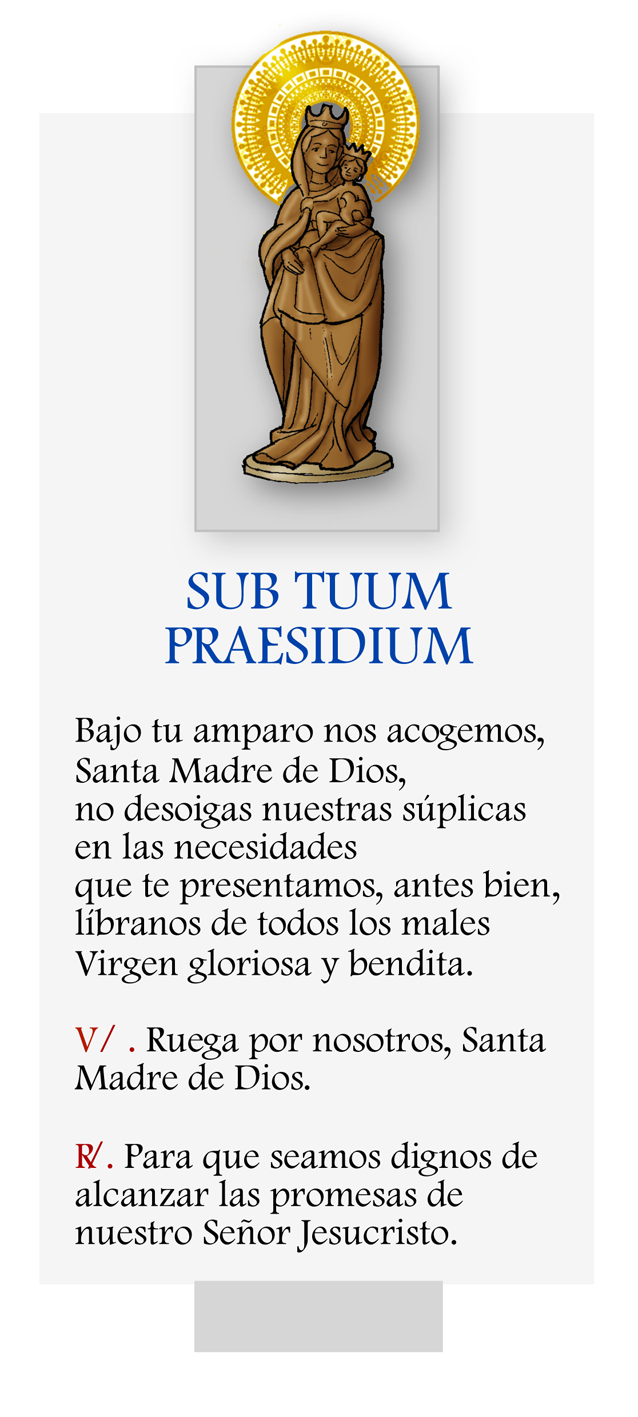 Oración «sub tuum praesidium»