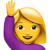 Inicio woman raising hand 1f64b 200d 2640 fe0f - Inicio