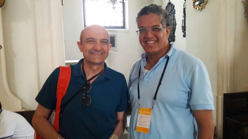 Ariel Bello con Miguel Ángel Martínez
