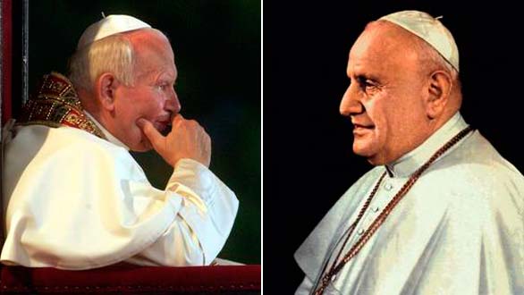 Juan XXIII y Juan Pablo II