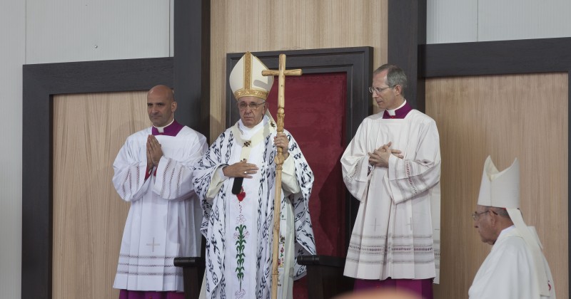 Misa del papa en Ecuador, Parque Bicentenario de Quito